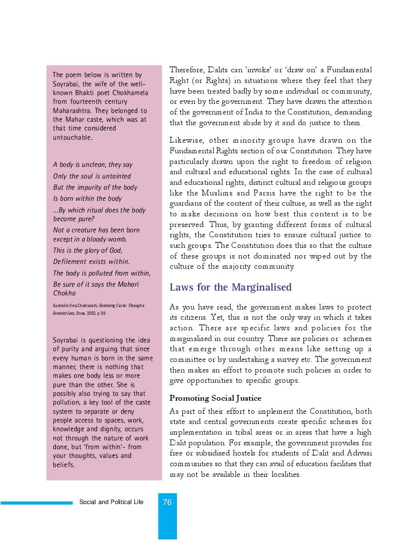 Ncert Book Class Social Science Civics Chapter Understanding Our