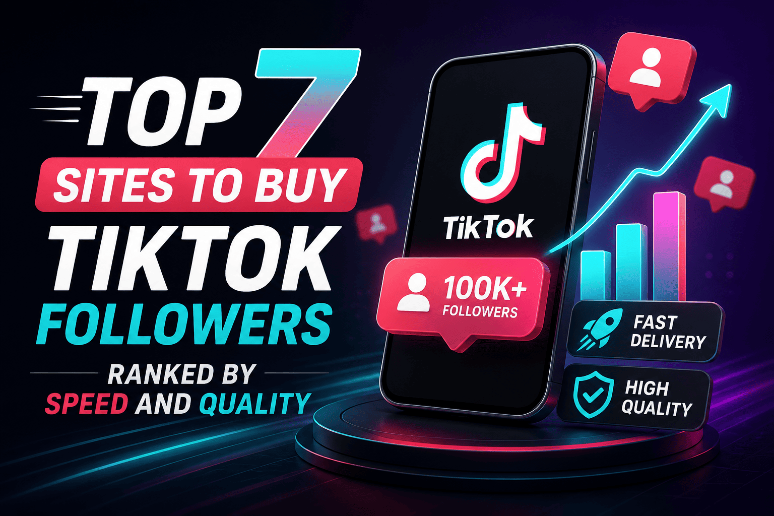 Top 7 Sites to Buy TikTok Followers Ranked by Speed and Quality