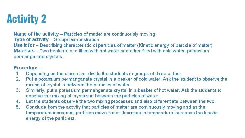 Teaching Material for Class 9 Chemistry – NCERT CBSE Handbook for Teachers