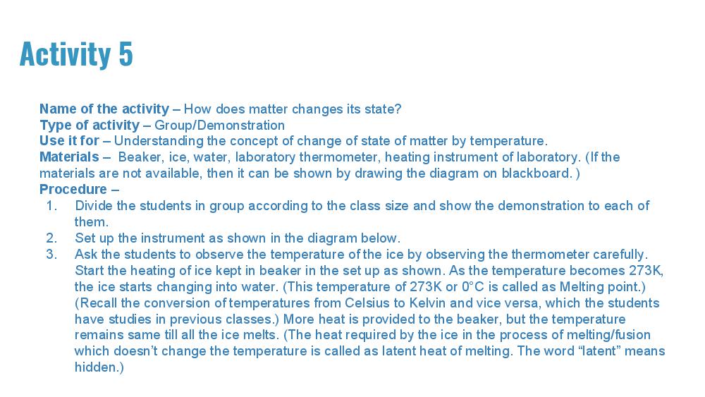 Teaching Material for Class 9 Chemistry – NCERT CBSE Handbook for Teachers