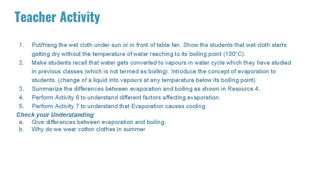 Teaching Material for Class 9 Chemistry – NCERT CBSE Handbook for Teachers