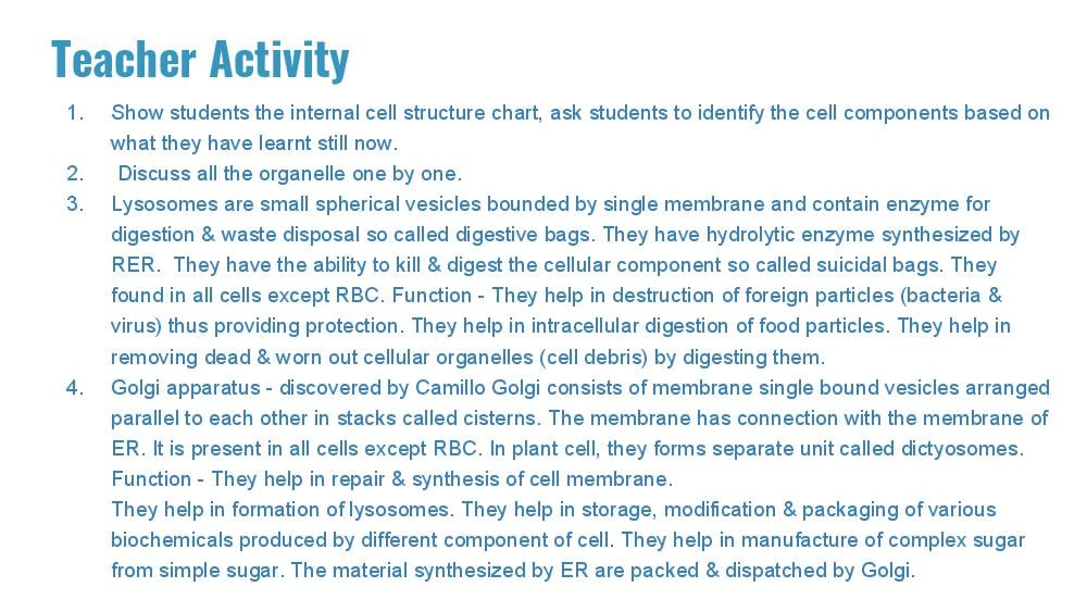 Teaching Material for Class 9 Biology – NCERT CBSE Handbook for Teachers