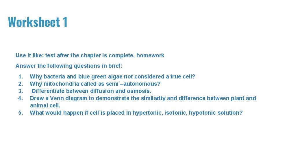 Teaching Material for Class 9 Biology – NCERT CBSE Handbook for Teachers