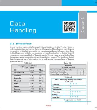 NCERT Book Class 7 Maths Chapter 3 Data Handling