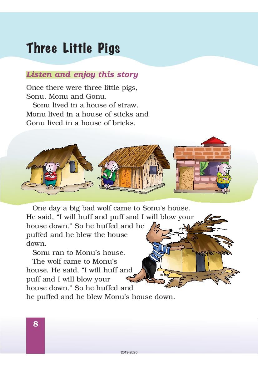 NCERT Book Class 1 English Marigold Chapter 1 A Happy Child