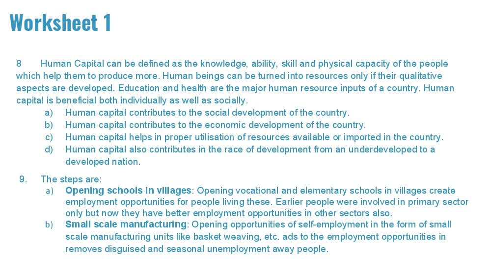 Teaching Material for Class 9 Economics – NCERT CBSE Handbook for Teachers