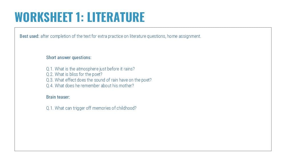 Teaching Material for Class 9 English – NCERT CBSE Handbook for Teachers