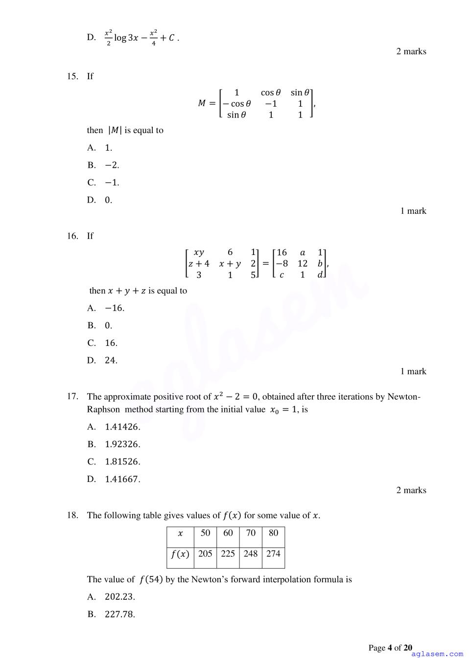 ACET 2023 Question Papers PDF with Solutions (3 Sessions)