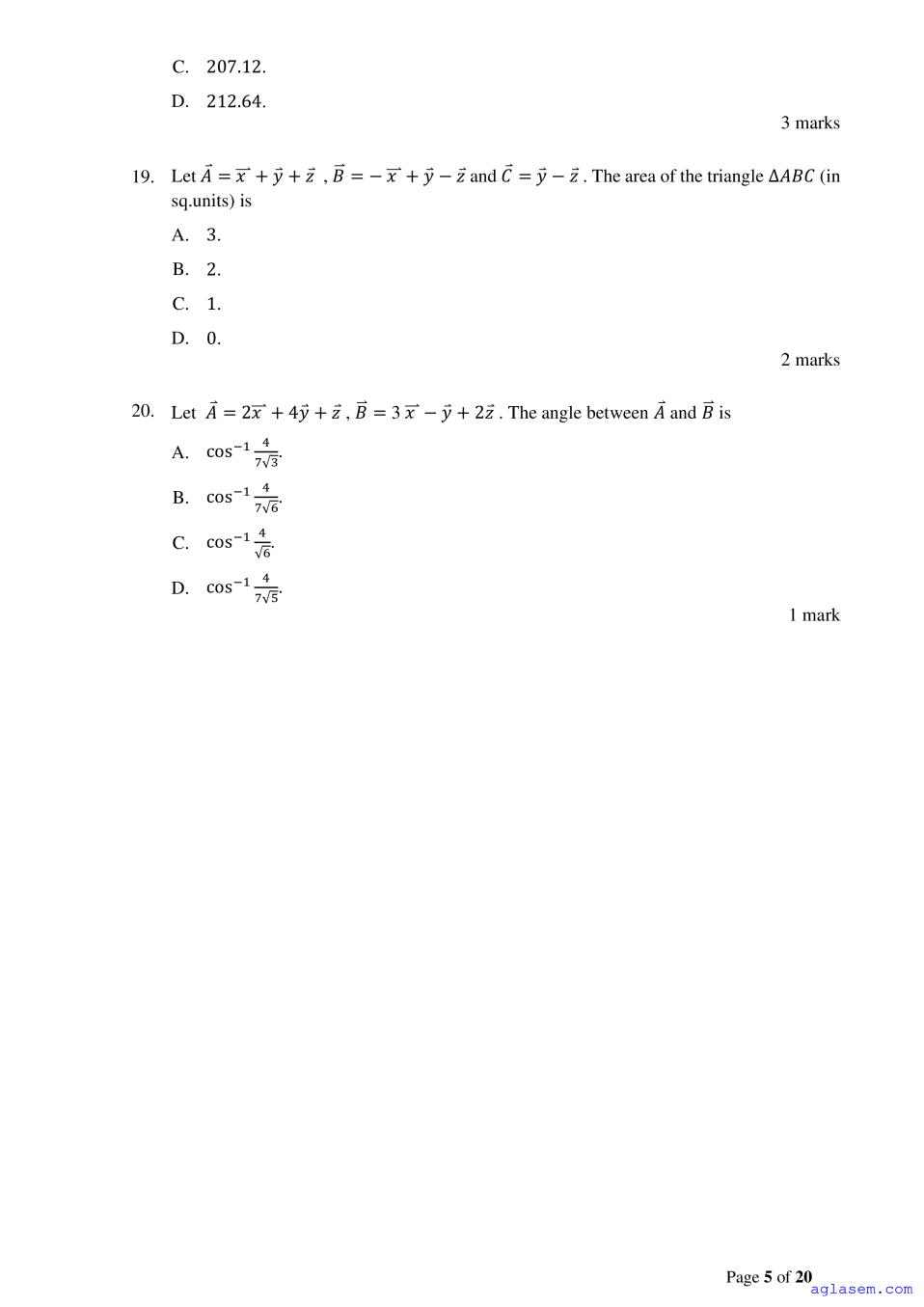 ACET 2023 Question Papers PDF with Solutions (3 Sessions)