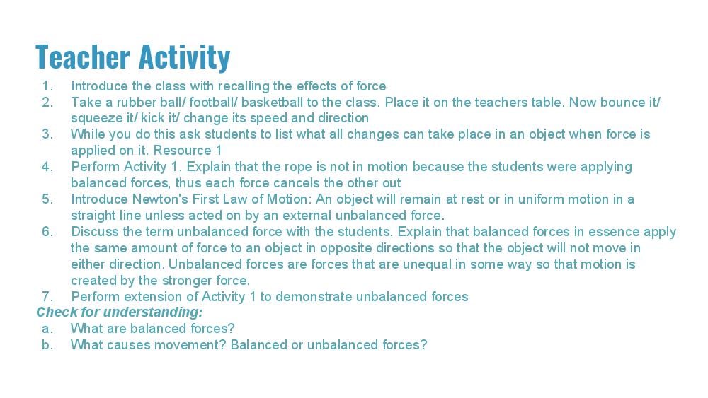 Teaching Material for Class 9 Physics – NCERT CBSE Handbook for Teachers
