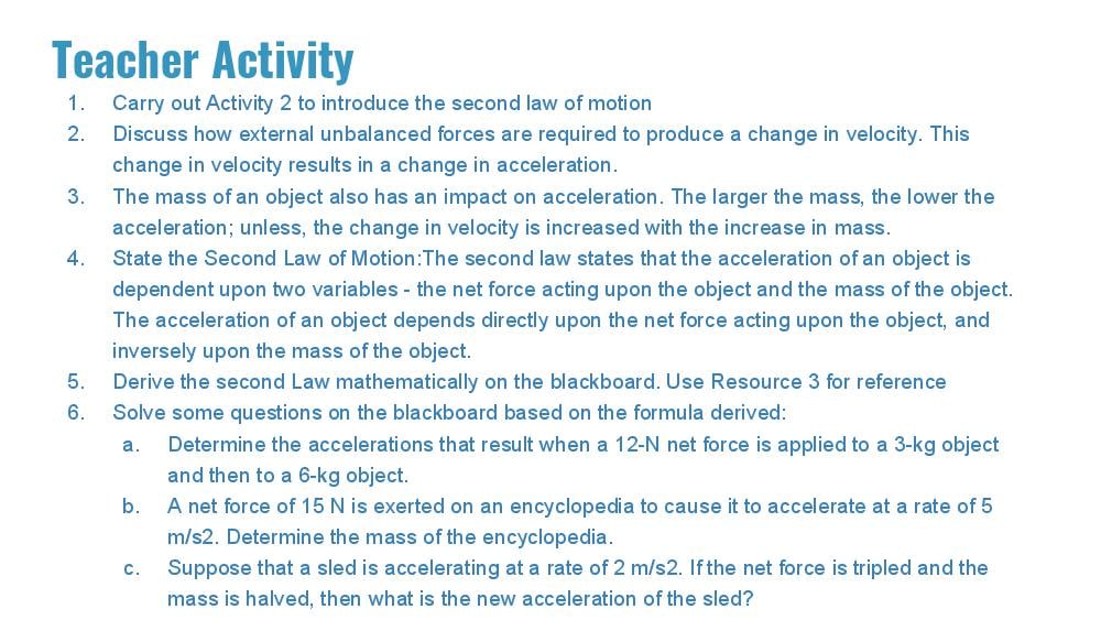 Teaching Material for Class 9 Physics – NCERT CBSE Handbook for Teachers