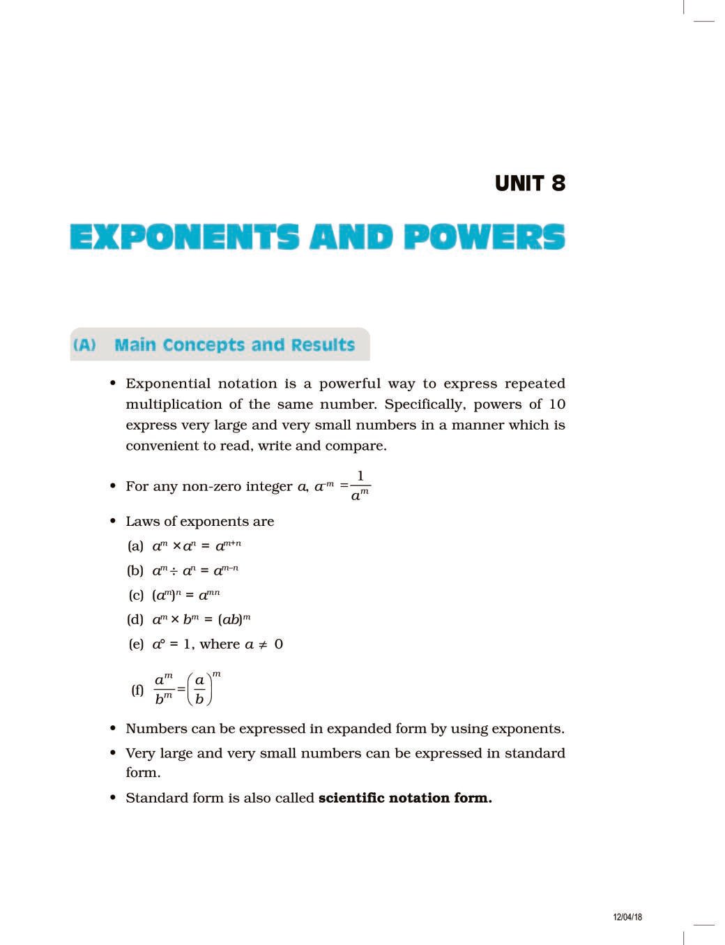 NCERT Exemplar Class 08 Maths Unit 9_Comparing Quantities - Page 1
