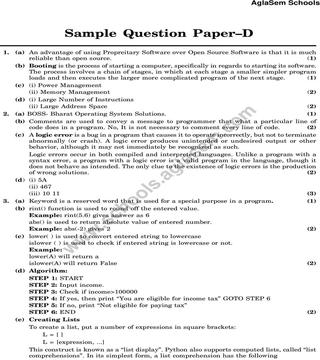 cbse class 11 computer science case study questions