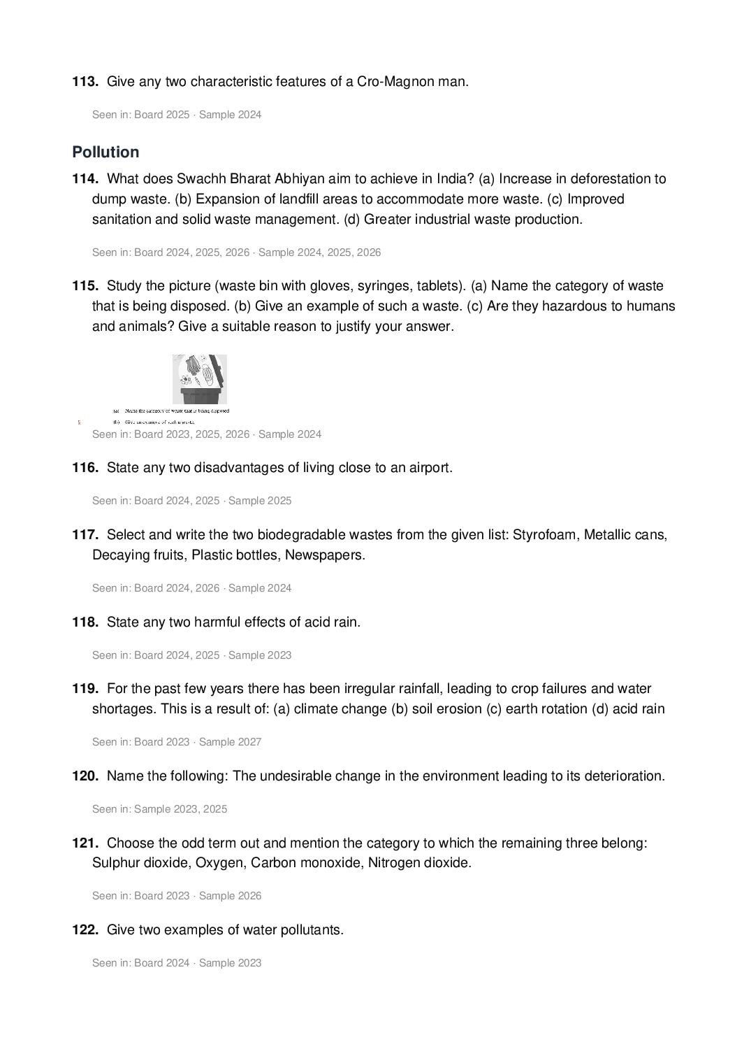 ICSE Class 10 Biology Important Questions 2027 (PDF)