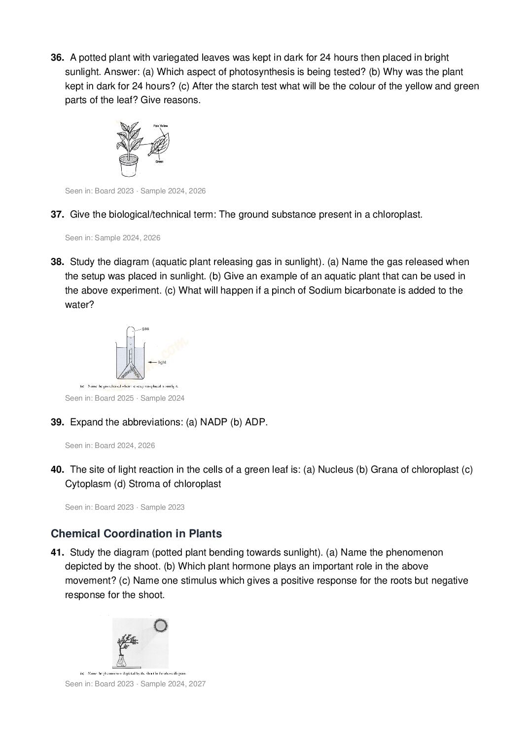 ICSE Class 10 Biology Important Questions 2027 (PDF)