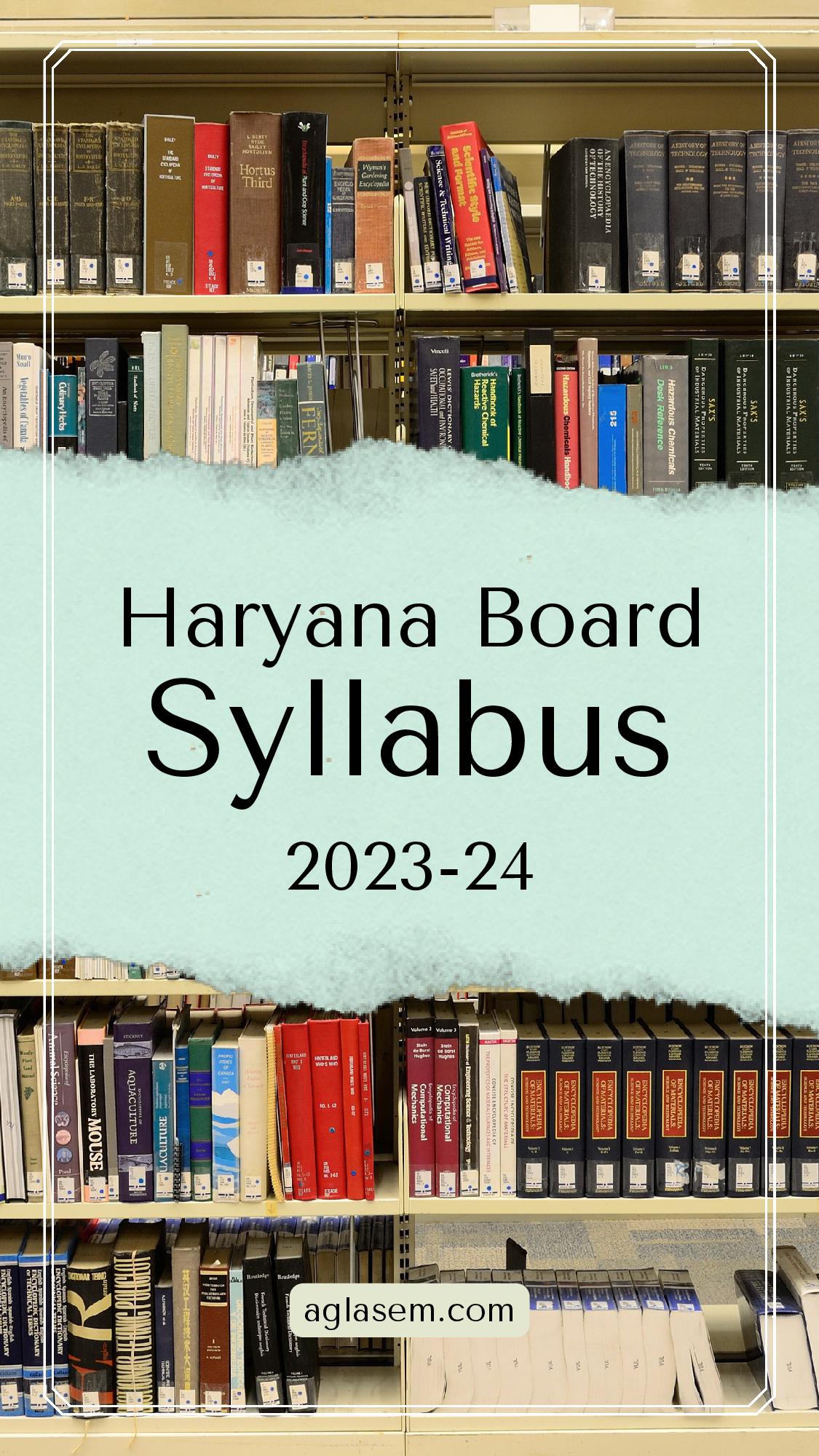 HBSE Class 11 Syllabus 2024 Philosophy - Page 1