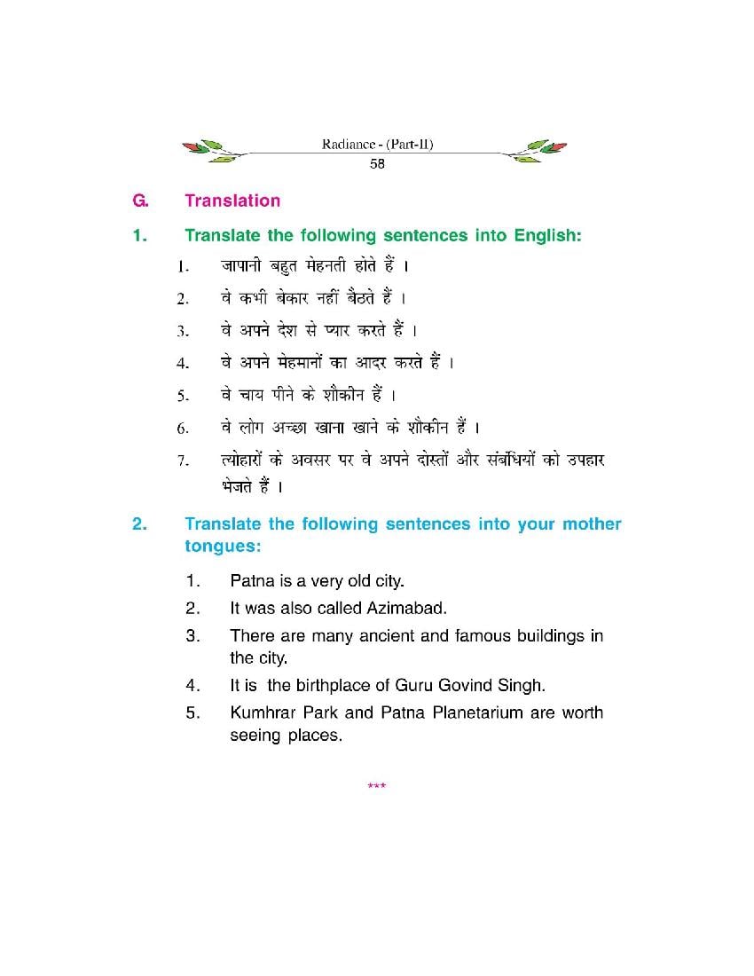 Bihar Board Book For Class 7 English (PDF)