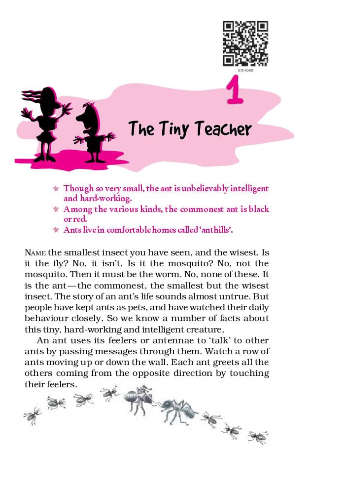 NCERT Book Class 7 English (The Alien Hand) Chapter 1 The Tiny Teacher - Page 1