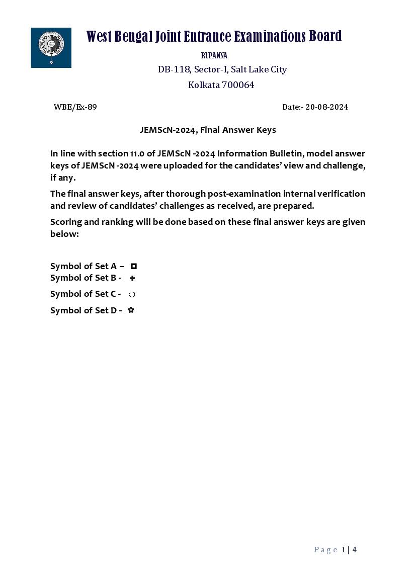 JEMScN 2024 Answer Key - Page 1