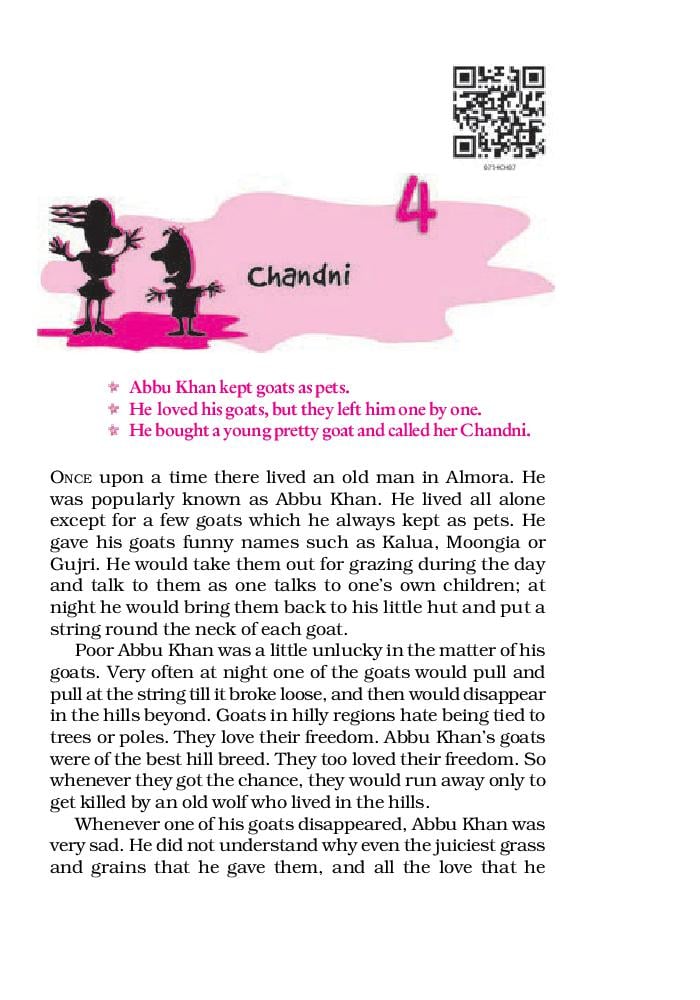 NCERT Book Class 7 English (The Alien Hand) Chapter 4 Chandni - Page 1