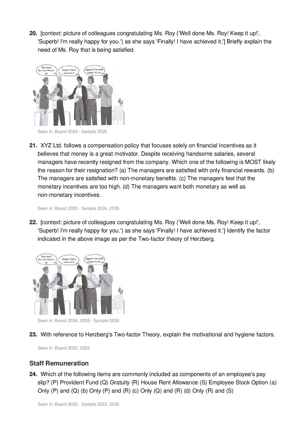ISC Class 12 Business Studies Important Questions 2027 (PDF)