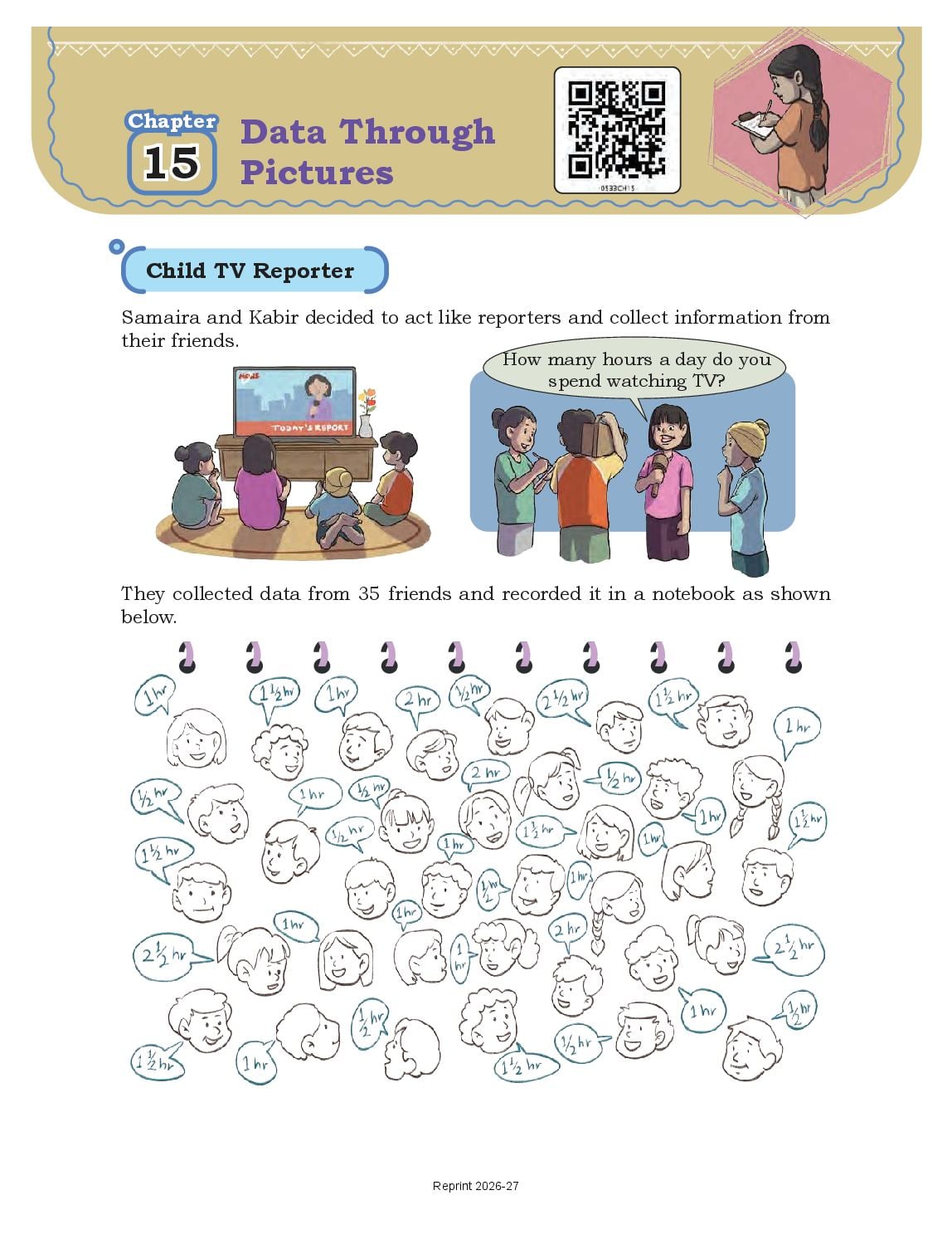 NCERT Book Class 5 Mathematics (Math Mela) Chapter 15 Data Through Pictures - Page 1 of 22