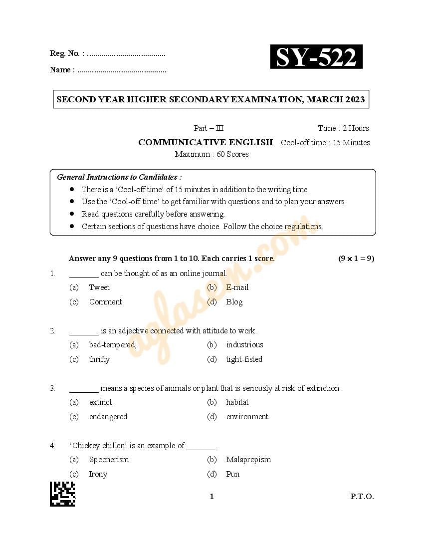 class 6 english question paper 2023 pdf kerala syllabus