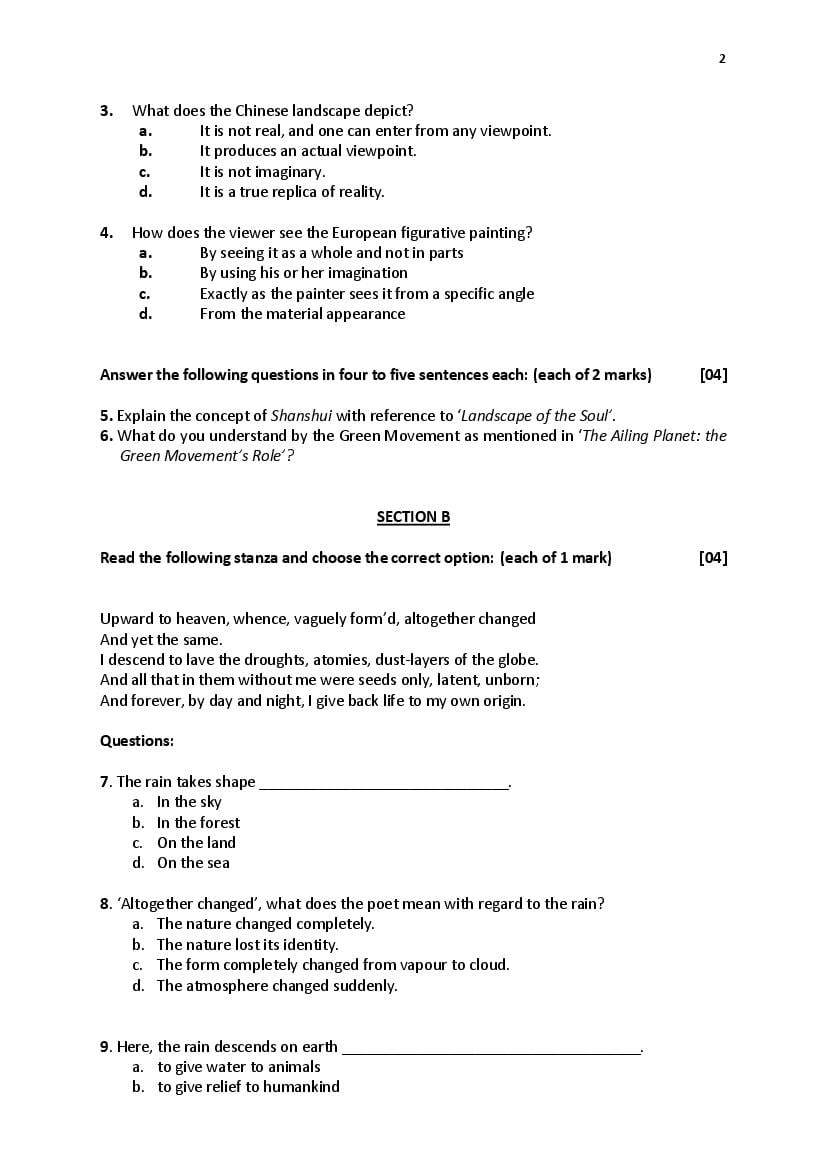 GSEB Std 11 Science English FL (English Medium) Question Paper 2020 (PDF)