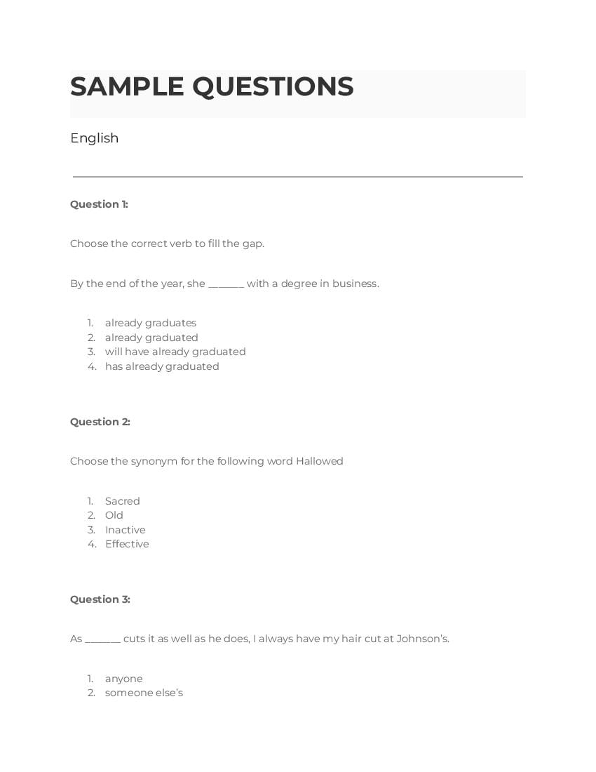 LPUNEST 2023 Sample Paper for BHMCT LE - Page 1