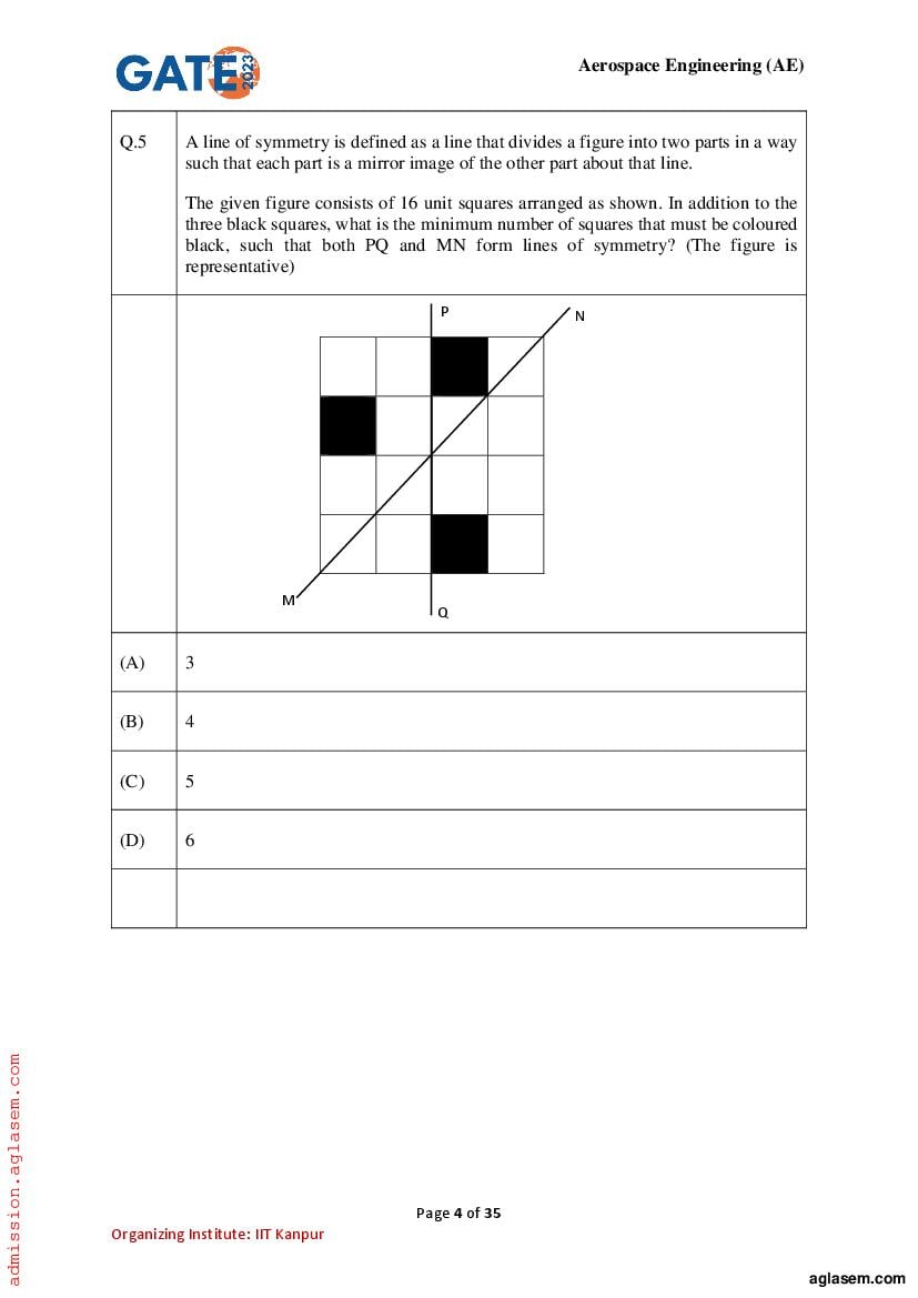 GATE 2023 Question Papers PDF with Answer Keys (29 Papers)