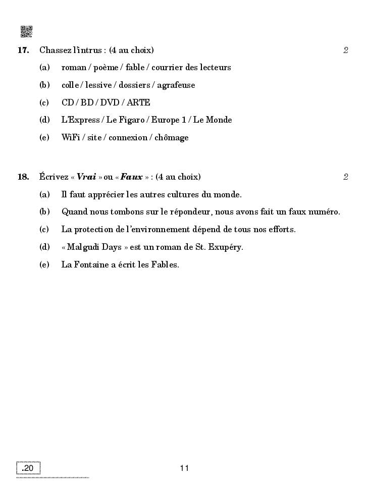 cbse-question-paper-2020-for-class-10-french-with-answers-download-pdf