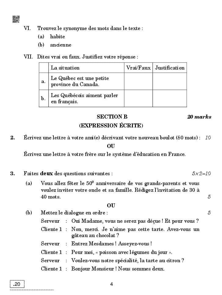 cbse-class-10-french-question-paper-2020-with-solutions-cbse-study-group