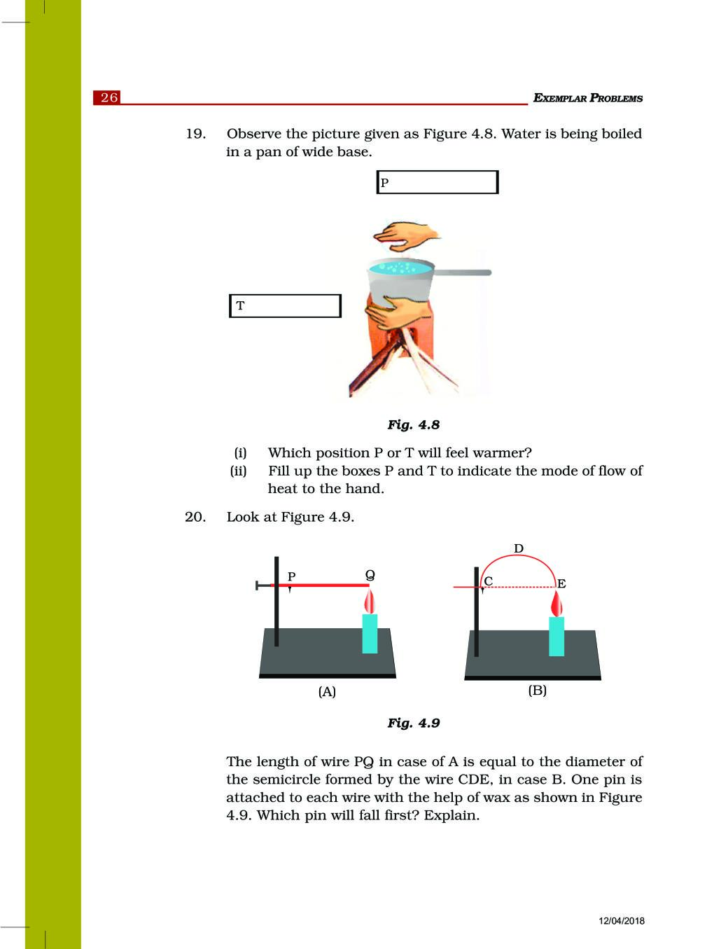NCERT Exemplar Class 7 Science Unit 4 Heat