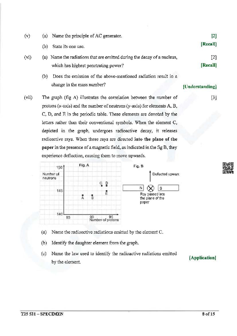 Icse Physics Specimen Paper 2025 Pdf Cisce Class 10 Physics Sample Paper Aglasem 9066