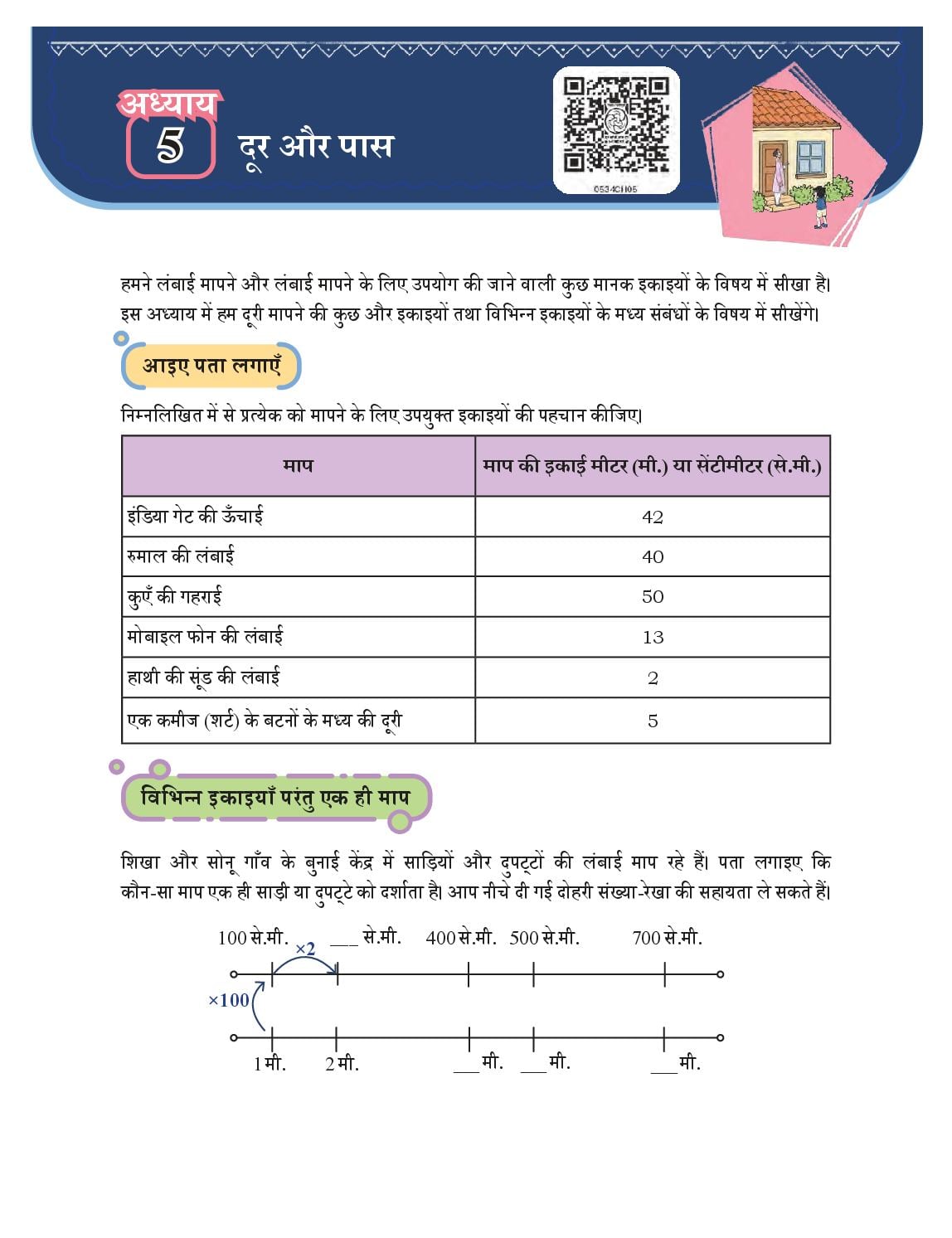NCERT Book Class 5 Mathematics (Ganit-Mela) Chapter 5 दूर और पास - Page 1 of 13