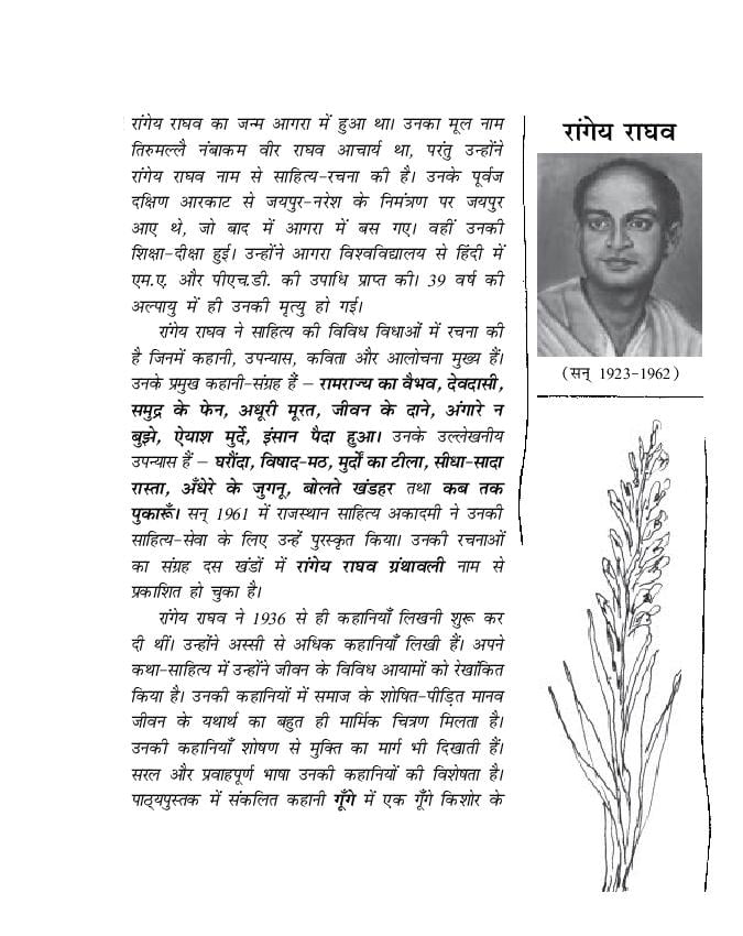 NCERT Book Class 11 Hindi (अंतरा) Chapter 4 गूँगे - Page 1