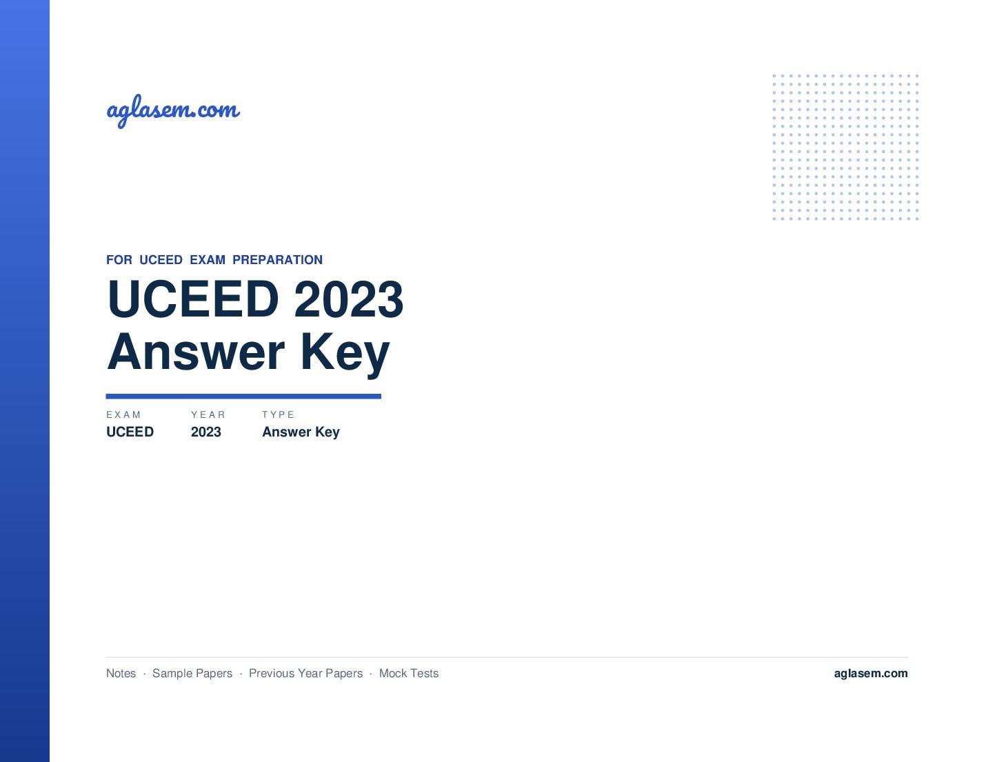 UCEED 2023 Answer Key - Page 1 of 2