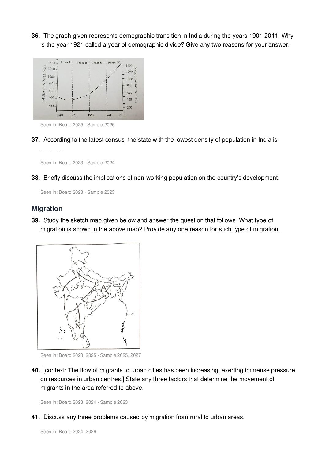 ISC Class 12 Geography Important Questions 2027 (PDF)