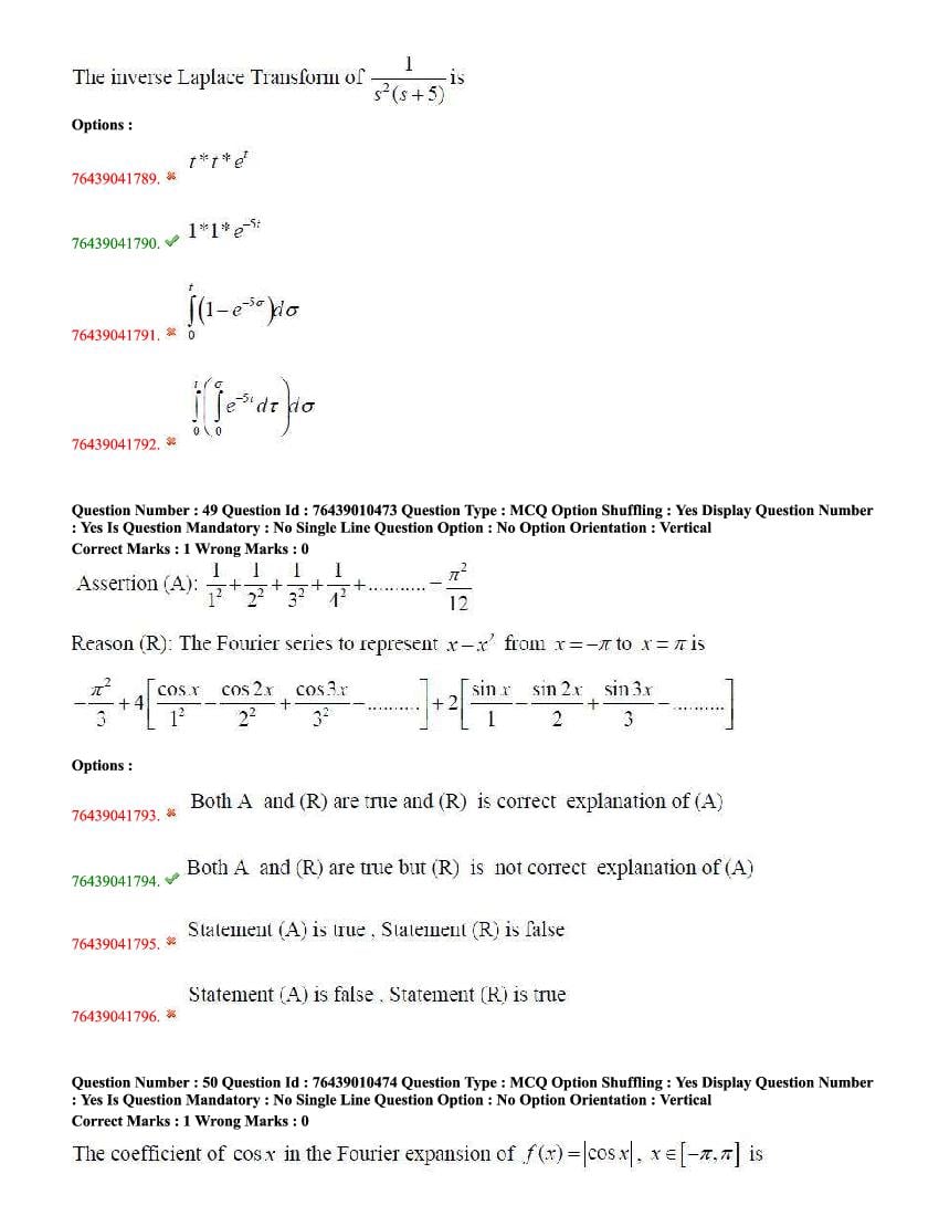 TS ECET 2020 Question Paper PDF with Answer Key (10 Papers)