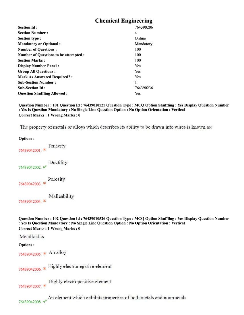 TS ECET 2020 Question Paper PDF with Answer Key (10 Papers)