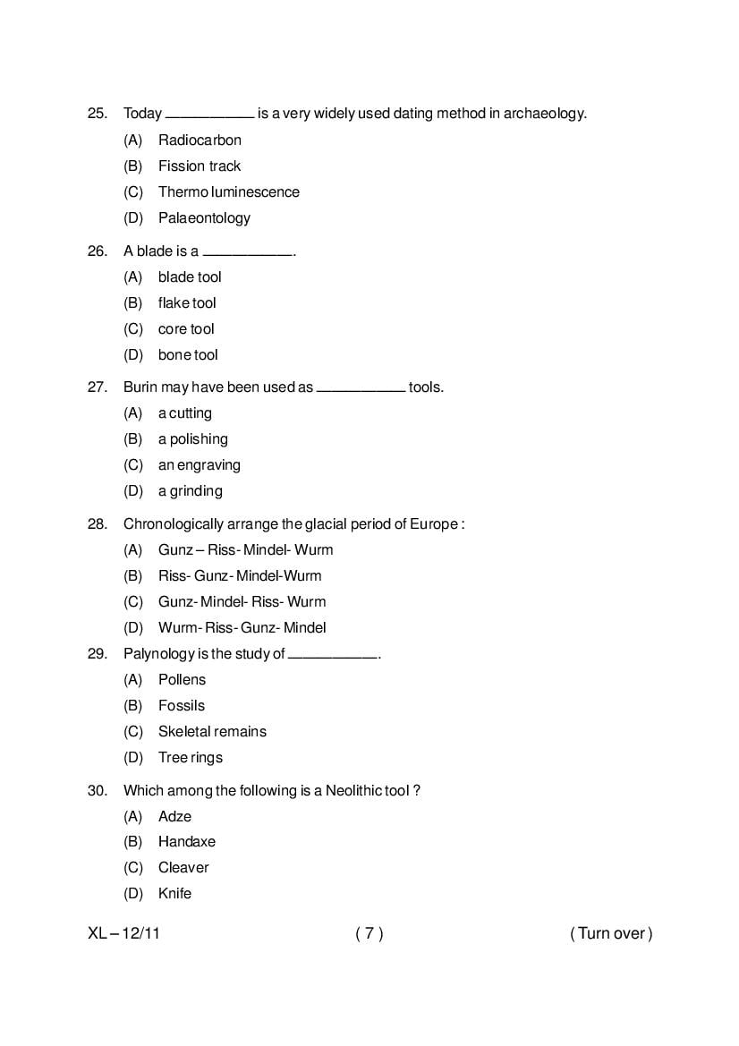 Odisha CPET 2020 Question Paper PDF (Subject-wise, 47 Papers)