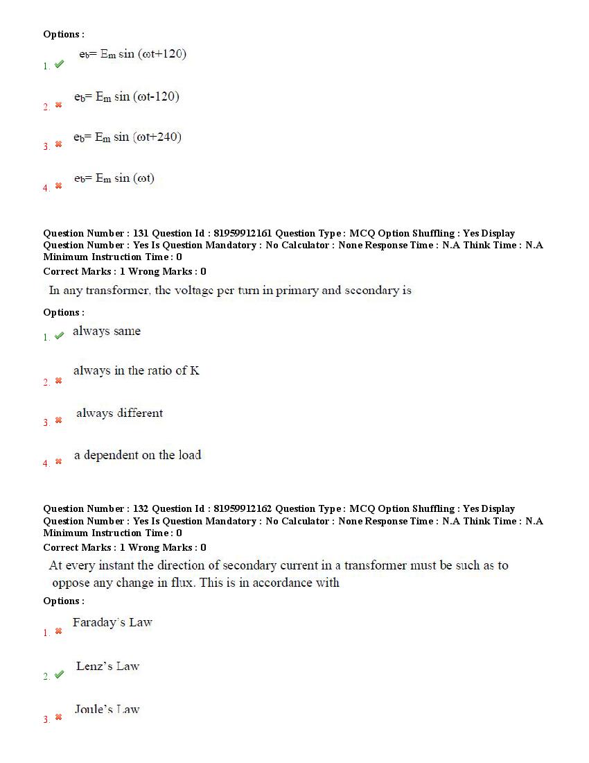 TS ECET 2022 Question Paper PDF (EEE, with Answer Key)