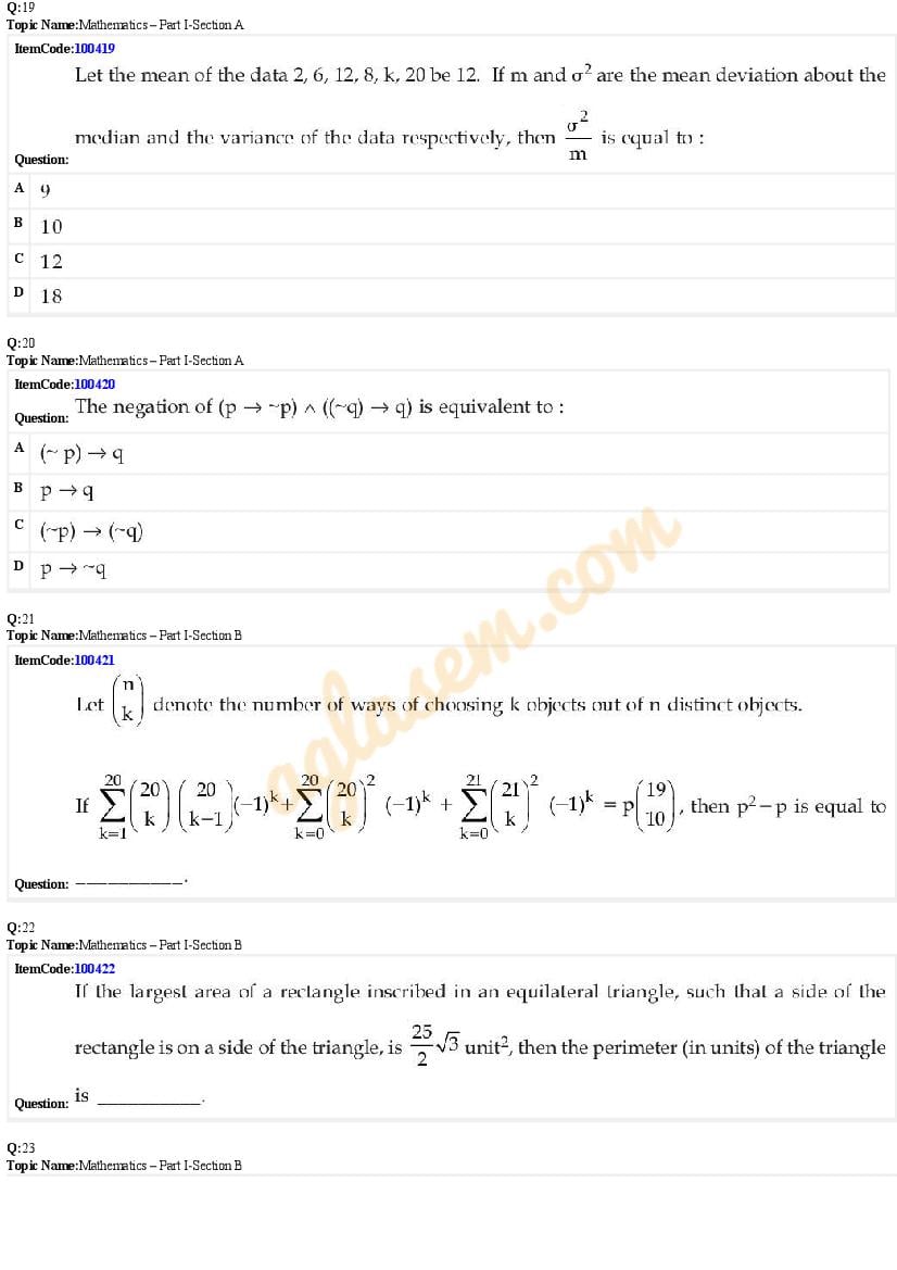 JEE Main 2022 Question Paper PDF (Shift-wise, 81 Papers)
