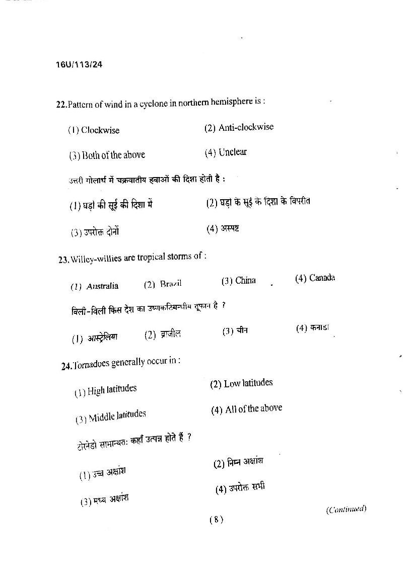 BHU UET 2016 Question Papers PDF (21 Programme Papers)