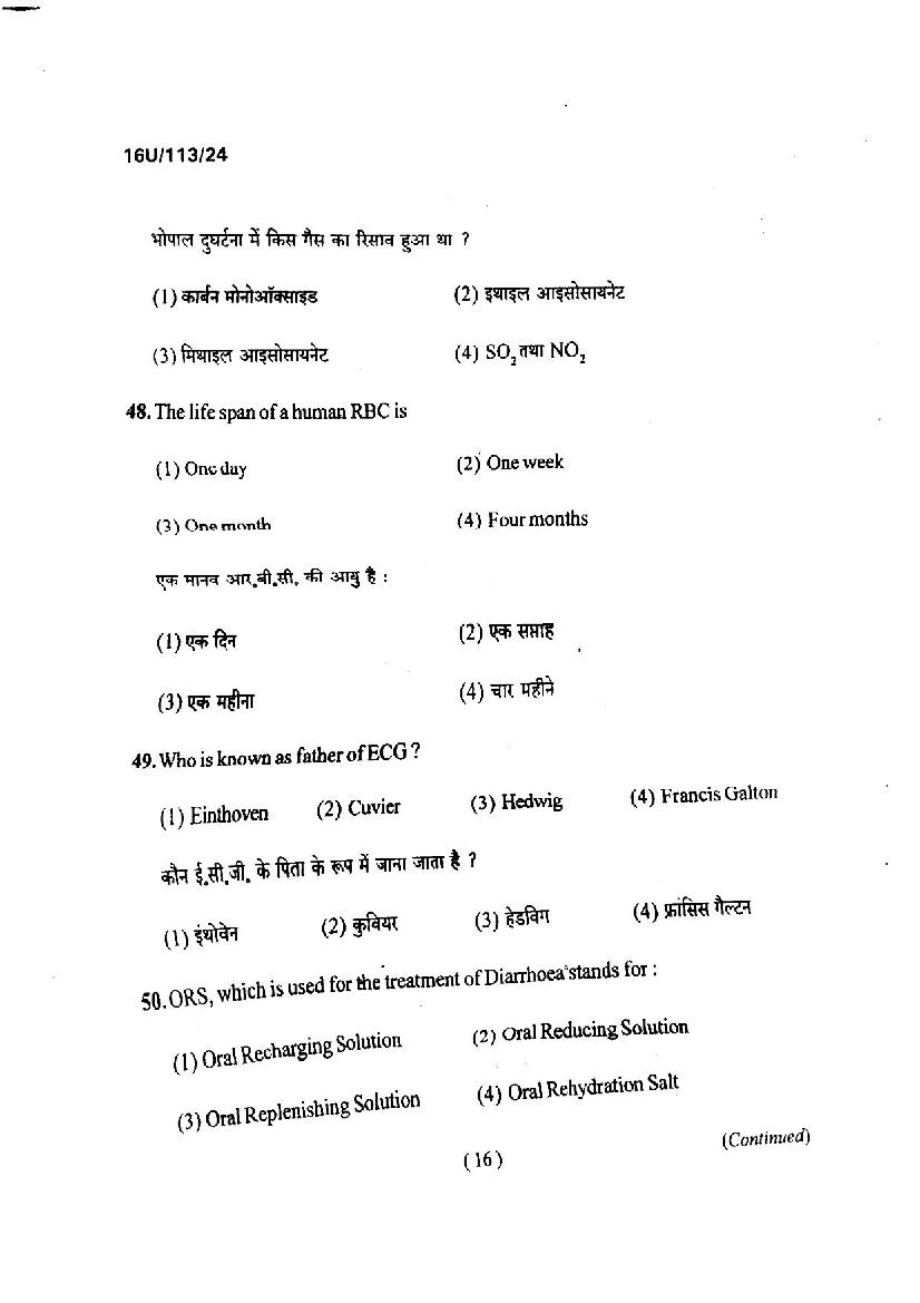 BHU UET 2016 Question Papers PDF (21 Programme Papers)