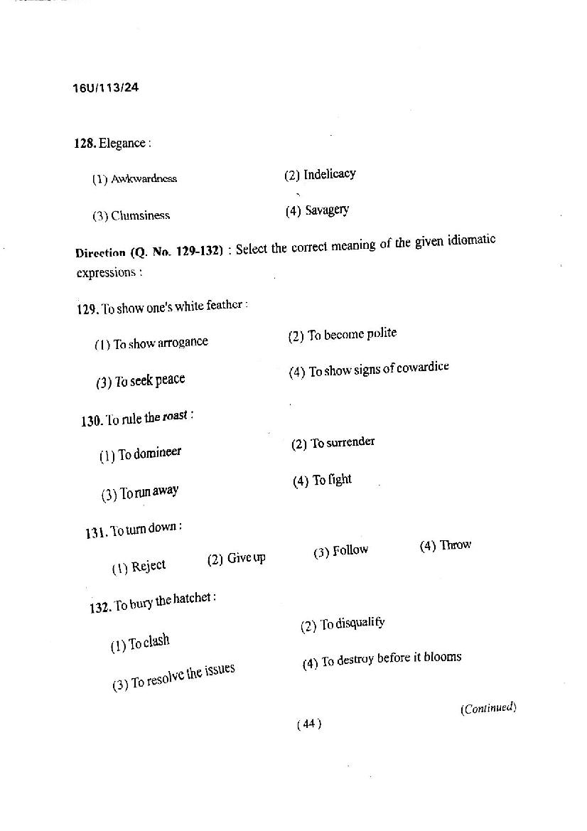 BHU UET 2016 Question Papers PDF (21 Programme Papers)