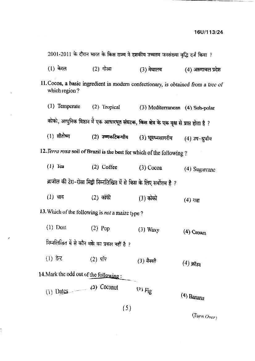 BHU UET 2016 Question Papers PDF (21 Programme Papers)