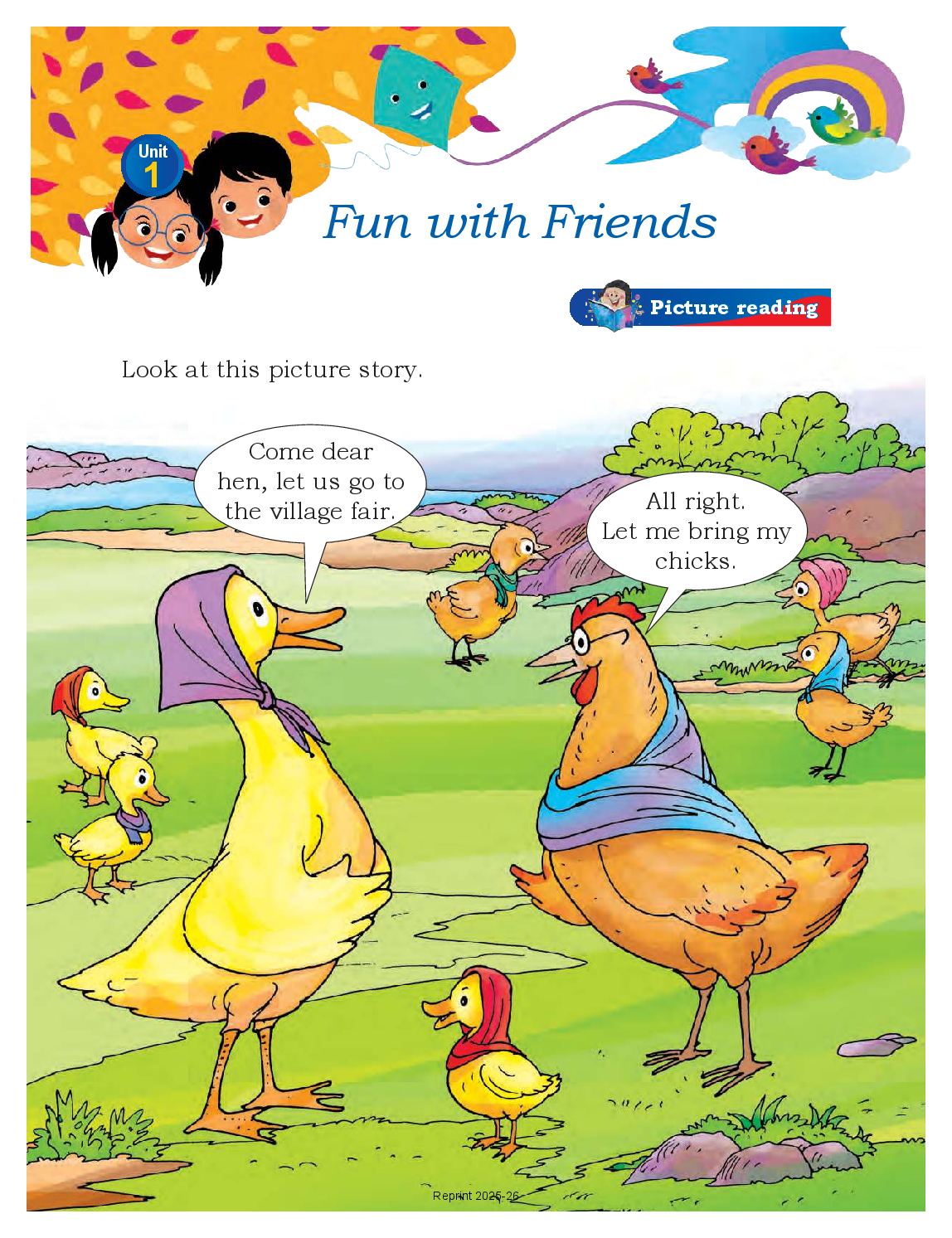 NCERT Book Class 3 English (Santoor) Chapter 1 Colours - Page 1 of 14