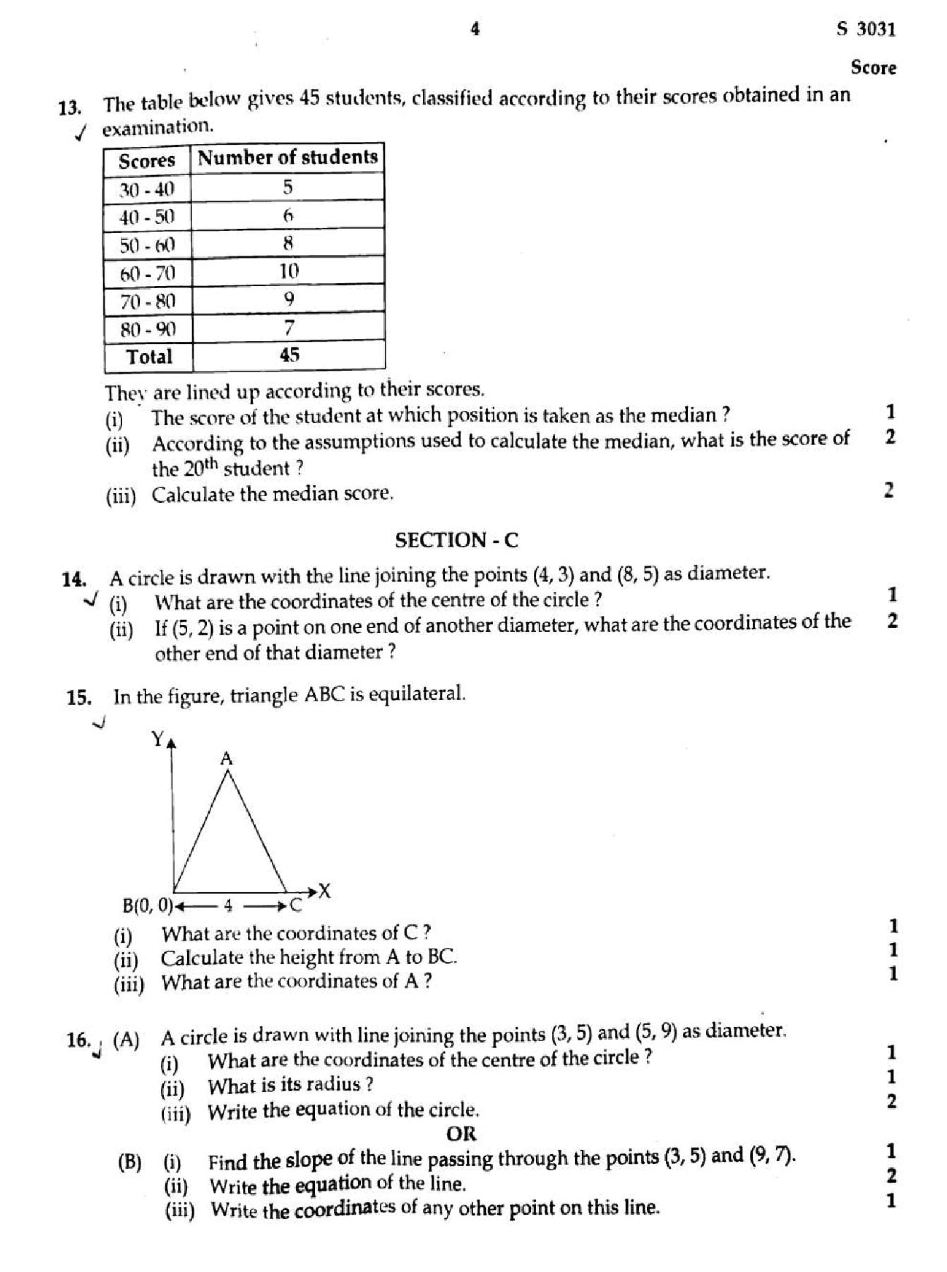 Kerala SSLC Maths Question Paper 2026 PDF – Download Previous Year Papers 2025, 2024