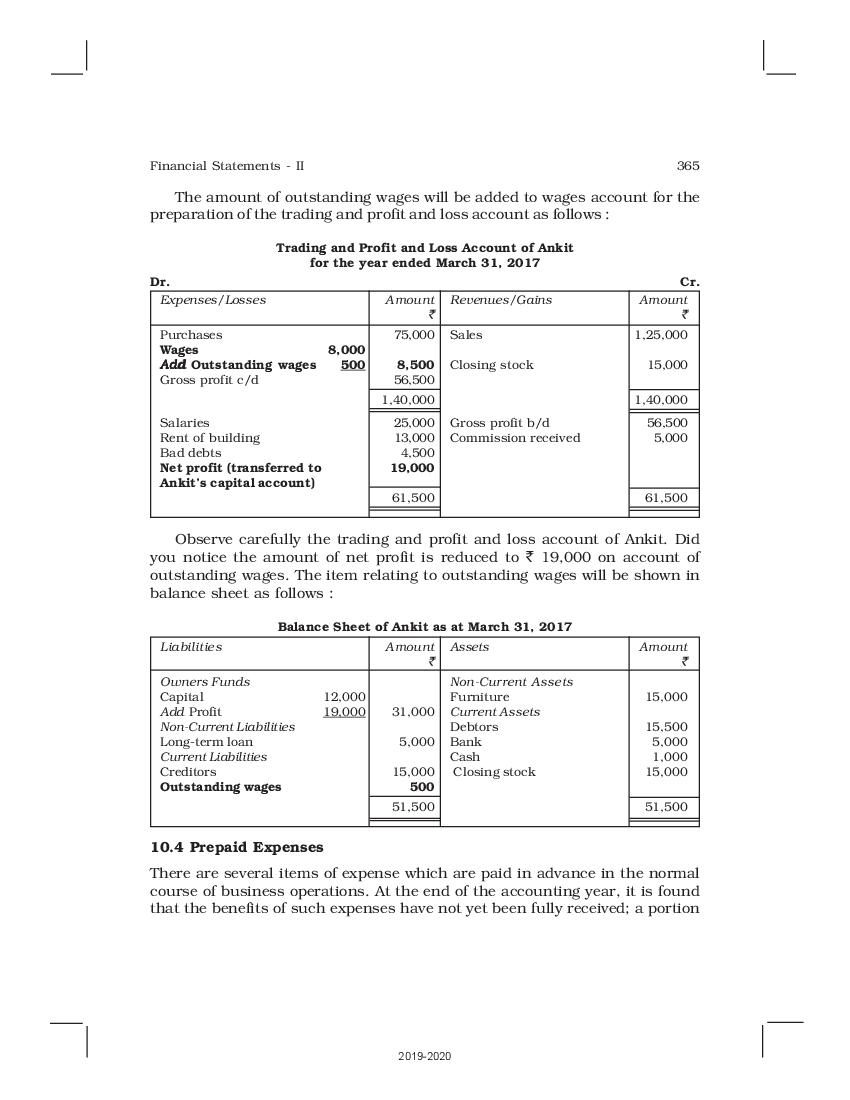 NCERT Book Class 11 Accountancy Chapter 10 Financial Statements I I